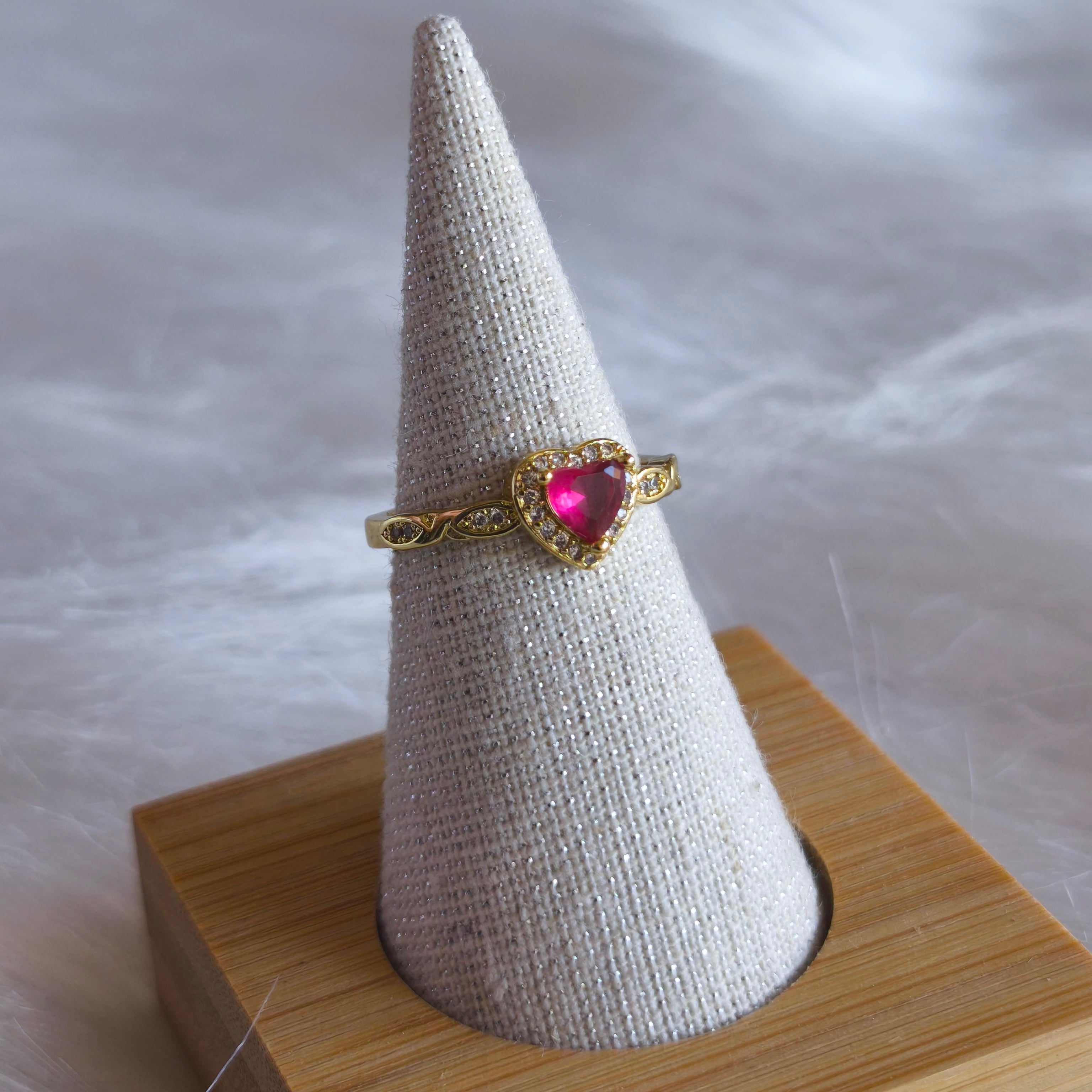 Corazón rosa