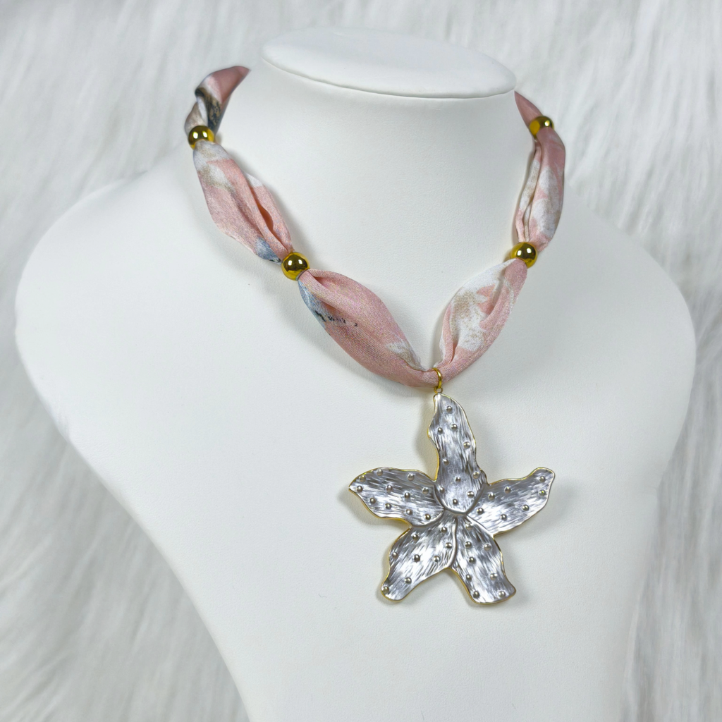 Bandana Flor de plata
