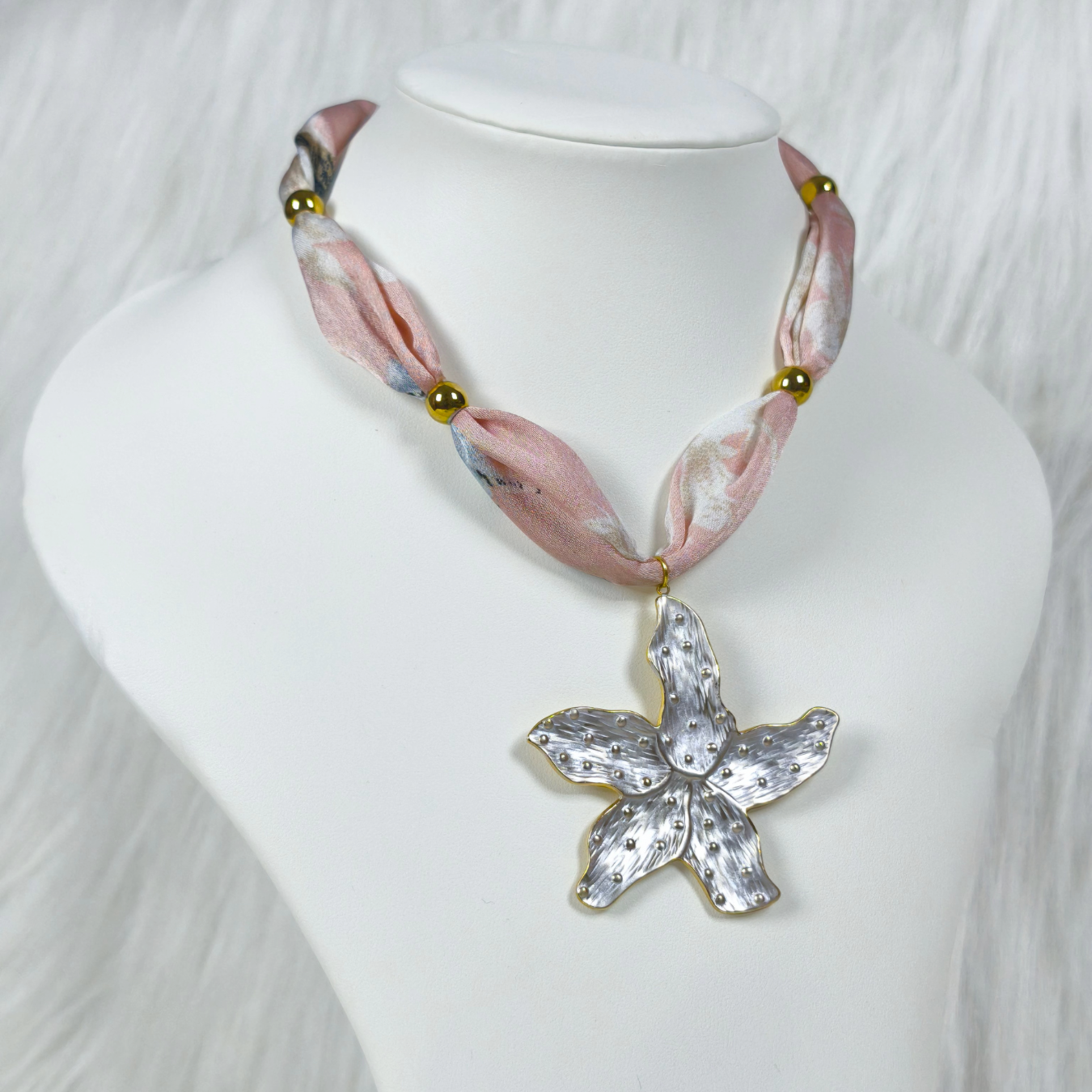 Bandana Flor de plata